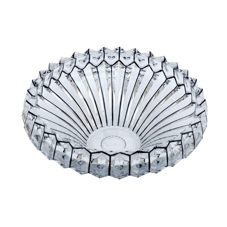 Crystal Glass Round Shape Fruit Bowl