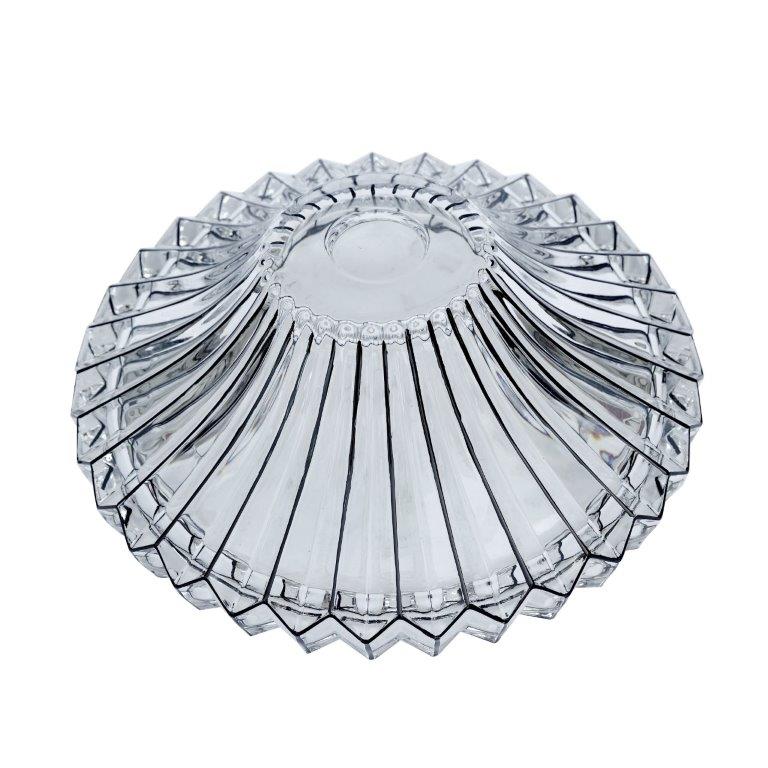 Crystal Glass Round Shape Fruit Bowl