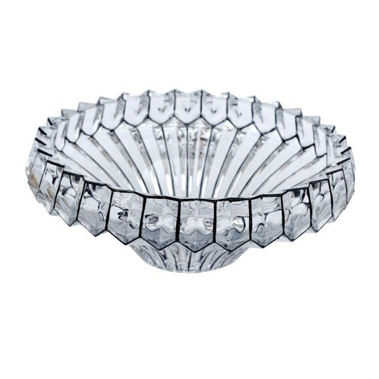 Crystal Glass Round Shape Fruit Bowl