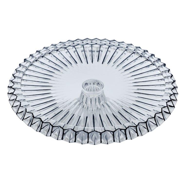Crystal Glass Round Footed Cake Stand
