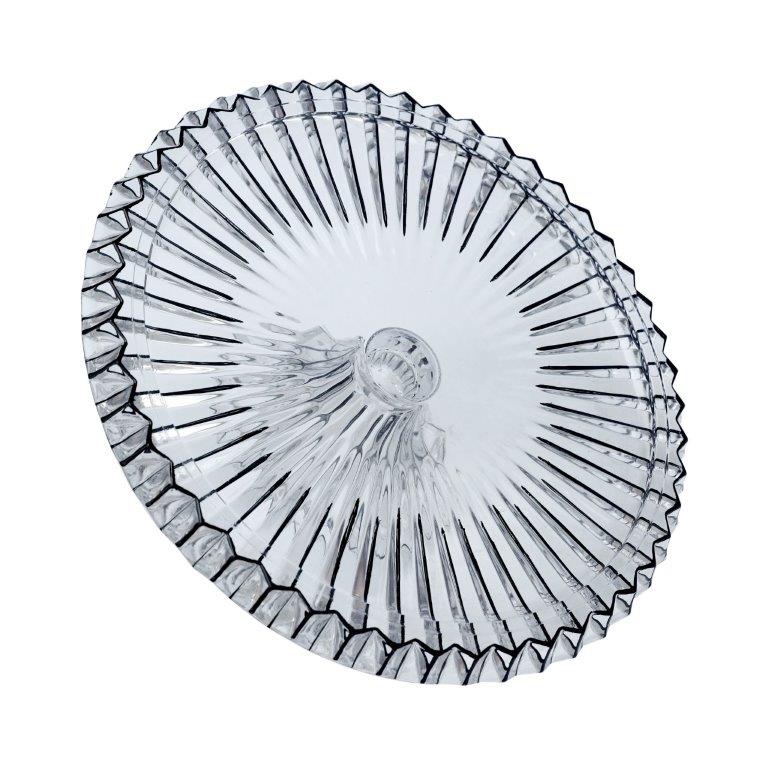 Crystal Glass Round Footed Cake Stand