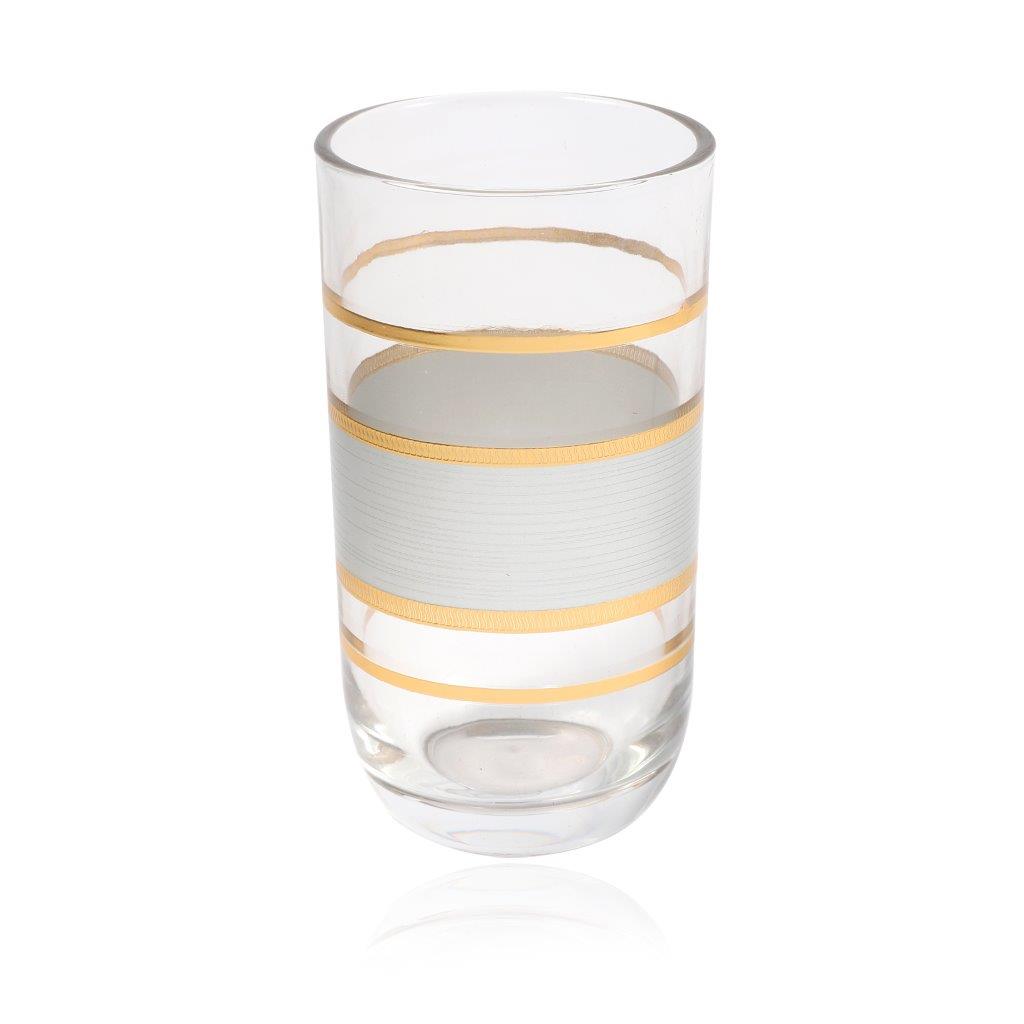 Moroccan Design Silver Drinking Glass Tumblers Set of 12 Pcs 6.5*12/7.5*15 cm