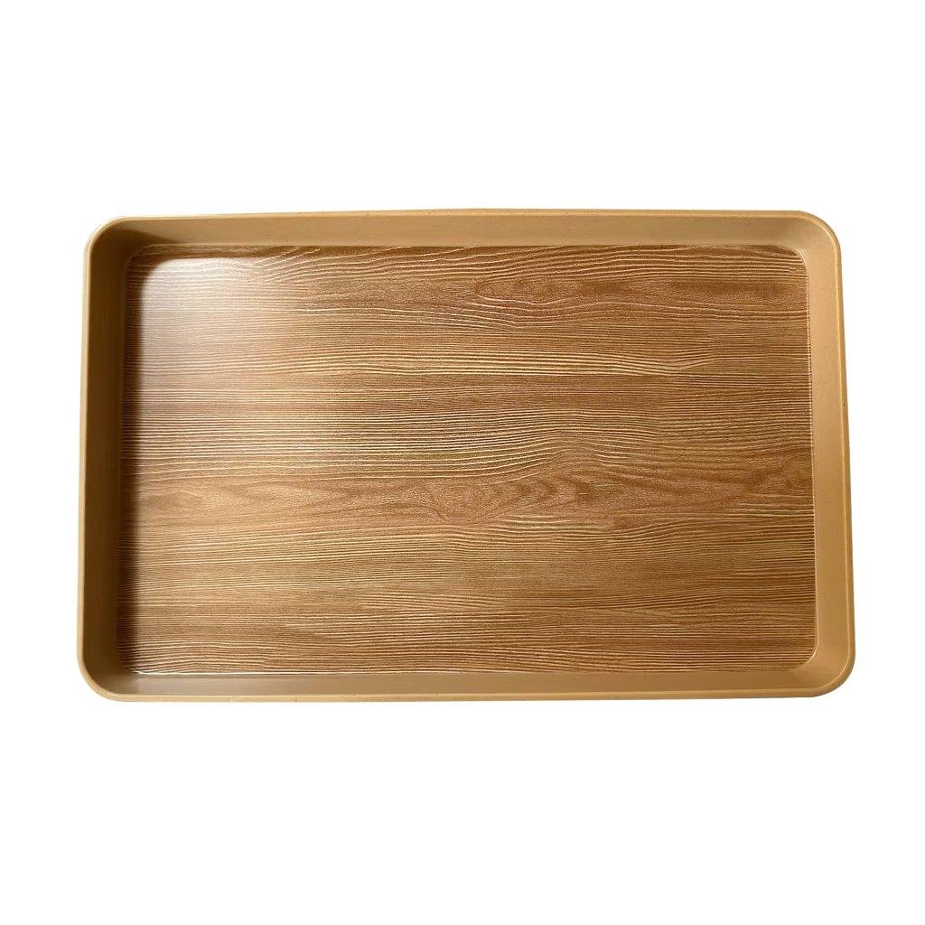 High Quality Marble Pattern Rectangular Melamine Serving Tray 35*23 cm