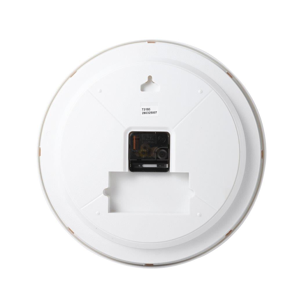 Minimalist Design White Round Analog Wall Clock 33 cm