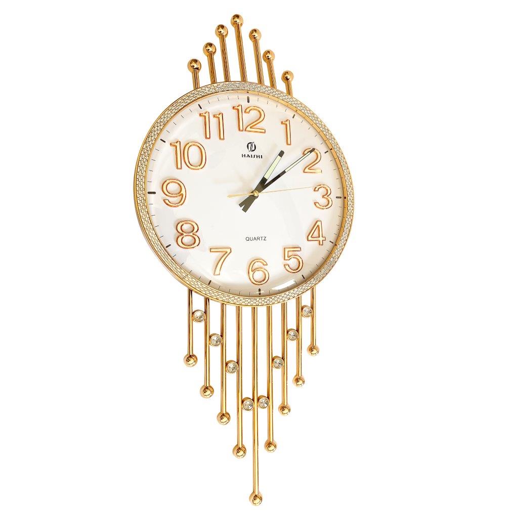 Abstract Design White Round Analog Wall Clock 73.5*32 cm