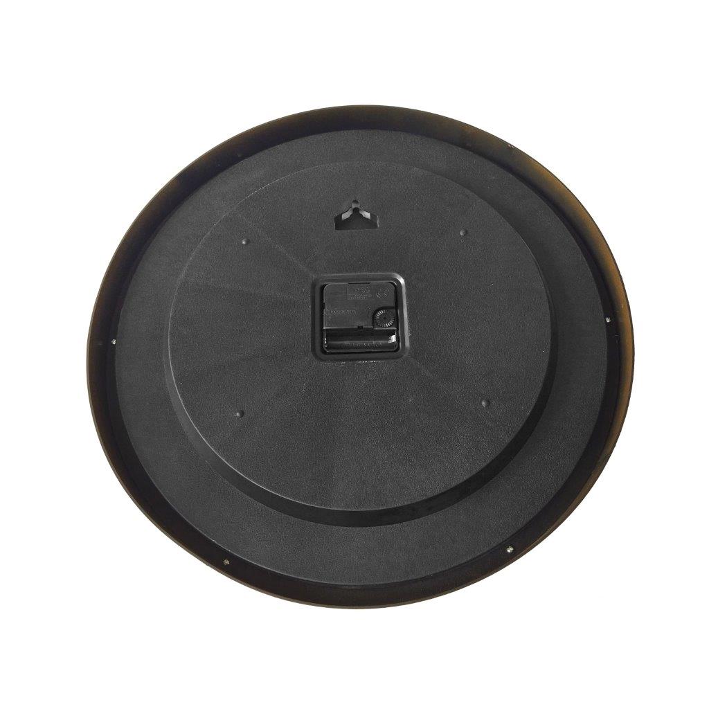 Minimalist Design Brown Round Analog Wall Clock 40 cm