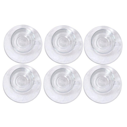Premium Lead Free Glass Tea Cup with Saucer Set of 6 Pcs 7.5*6/12 cm