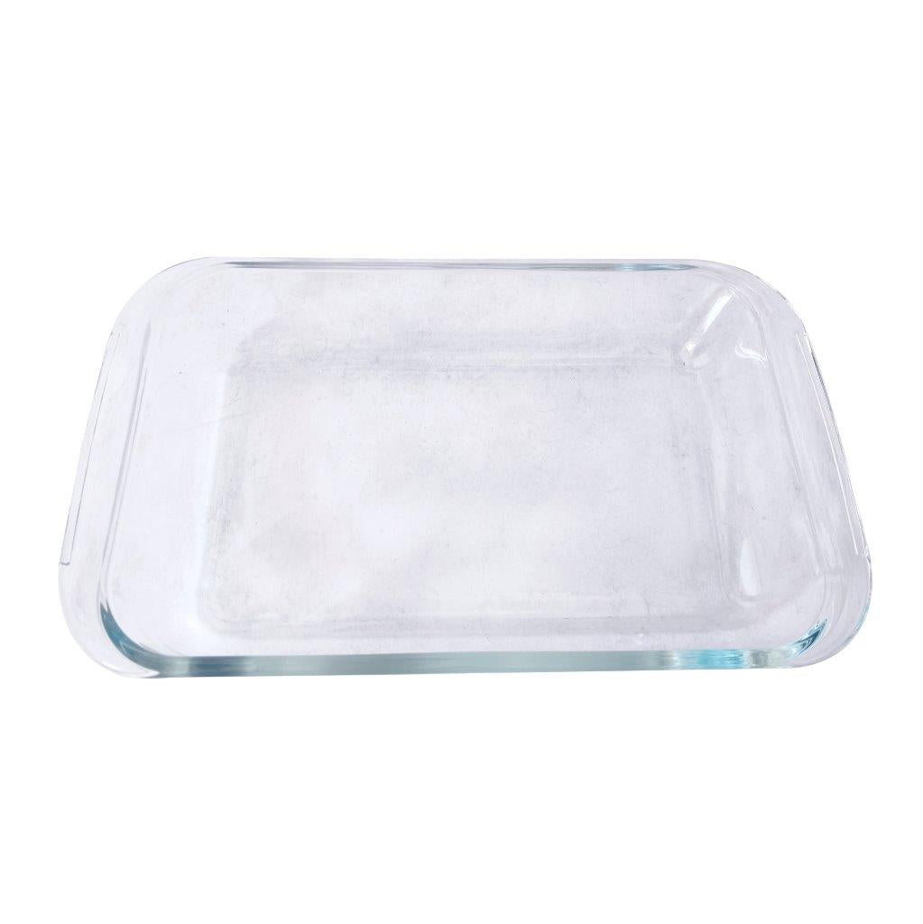 Heat Resistant Rectangle Glass Baking Dish Set of 3 Pcs 2.2/1.6/1L