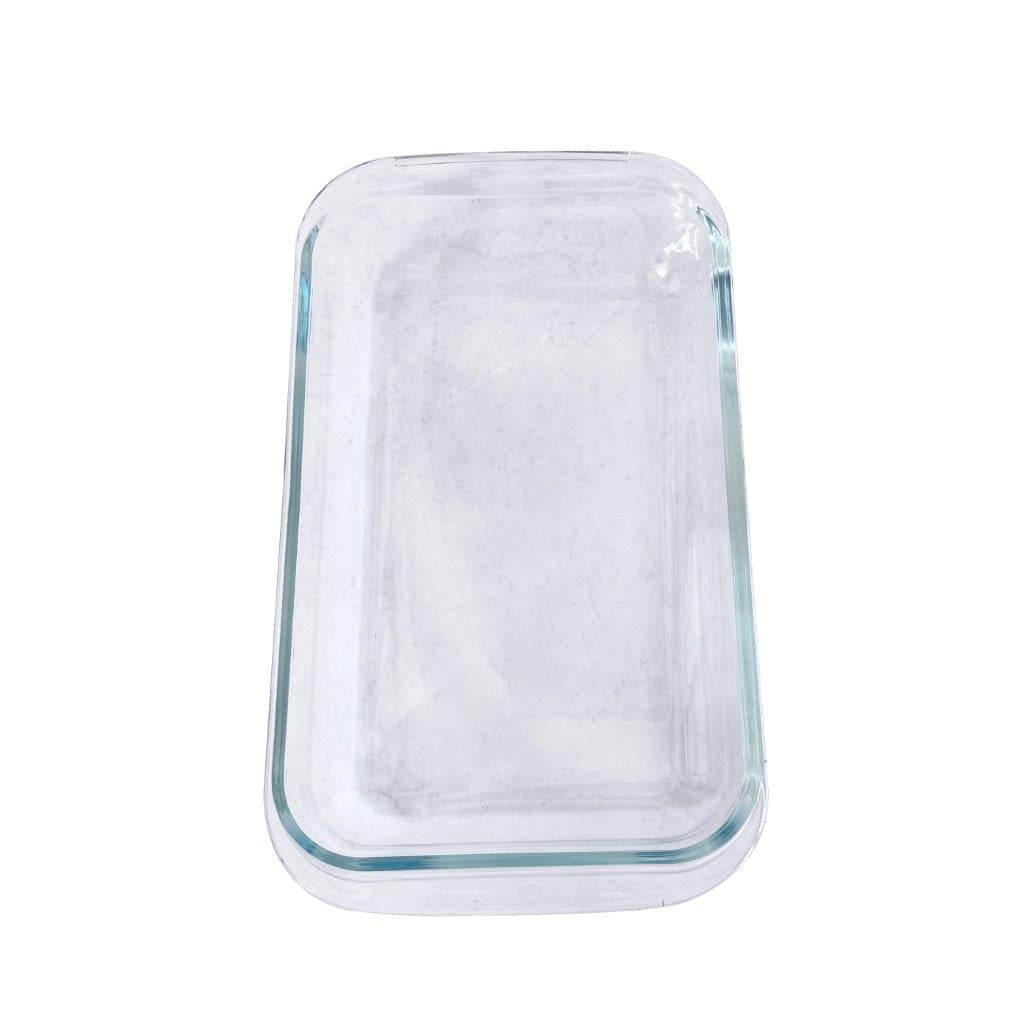 Heat Resistant Rectangle Glass Baking Dish Set of 3 Pcs 2.2/1.6/1L