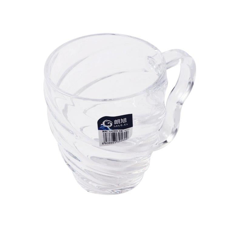 Premium Lead Free Glass Tea Cup Set of 6 Pcs 410 ml