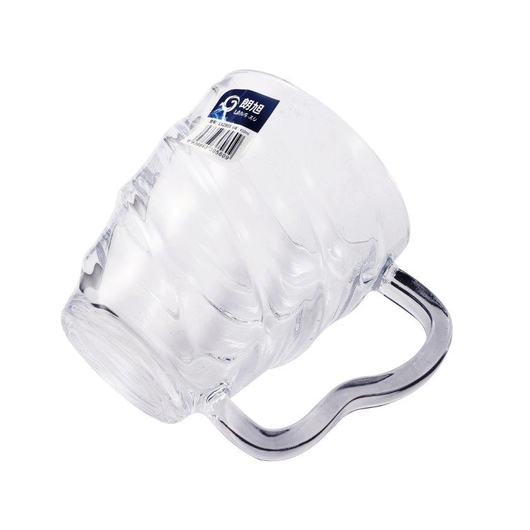 Premium Lead Free Glass Tea Cup Set of 6 Pcs 410 ml