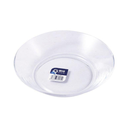 Premium Lead Free Glass Saucer Glass Plate Set of 6 Pcs 17*14 cm