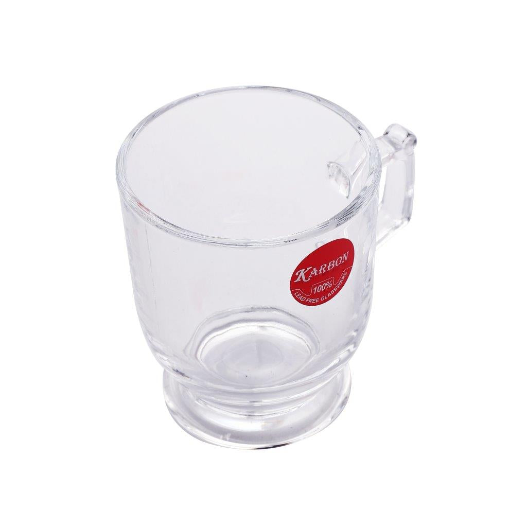 Premium Lead Free Glass Tea Cup Set of 6 Pcs 164 ml