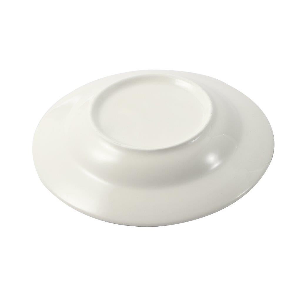 White Ceramic Floral Print Tableware Round Serving Dish Plate 6''