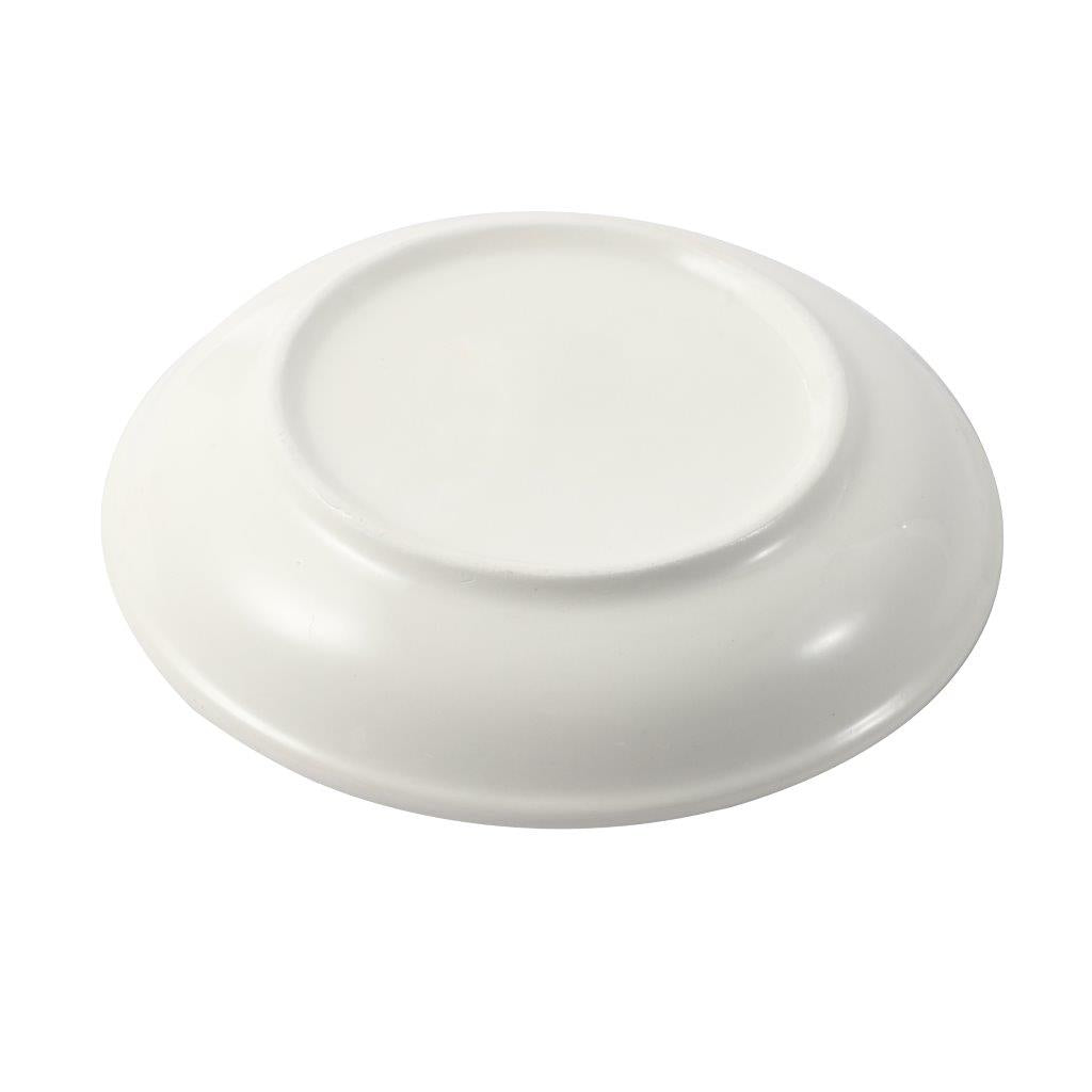 White Ceramic Floral Print Tableware Round Serving Dish Plate 6''