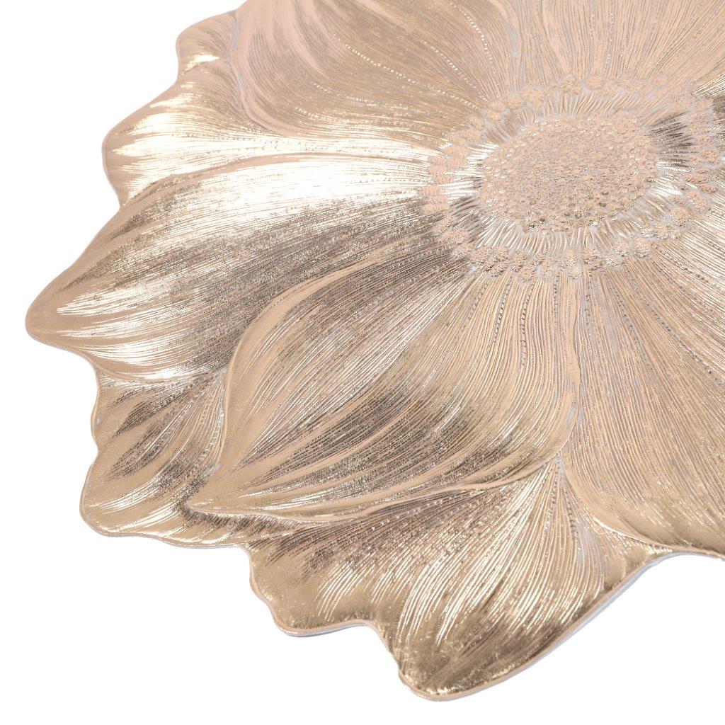 Deco Flower Abstract Pattern Plastic Dining Table Placemat 38 cm