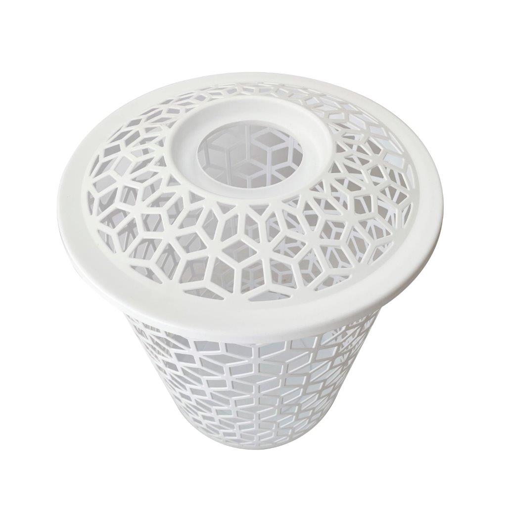 Multipurpose Plastic Laundry Hamper Basket with Lid 40*40*46 cm