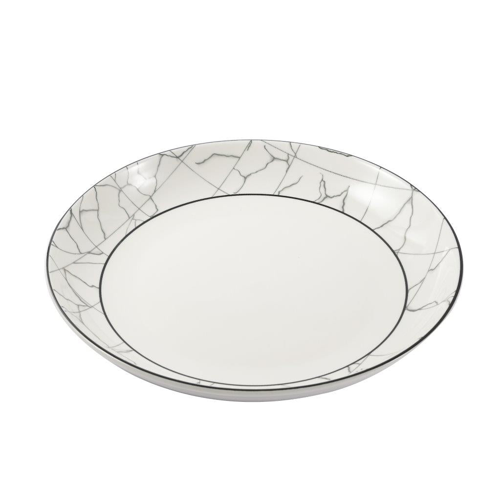 Abstract Print Ceramic Tableware Round Serving Dish Plate 10 cm