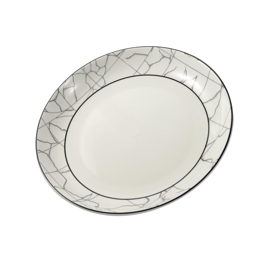 Abstract Print Ceramic Tableware Round Serving Dish Plate 10 cm
