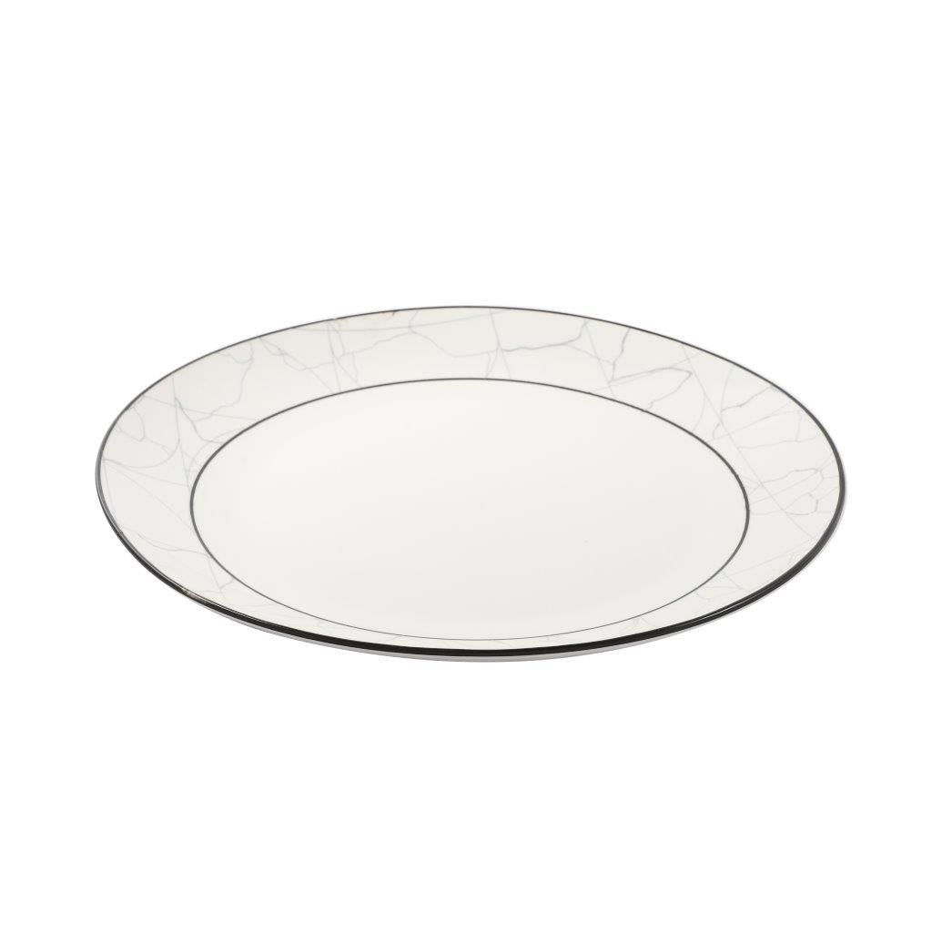 Abstract Print Ceramic Tableware Round Serving Dinner Plate 10.5 cm