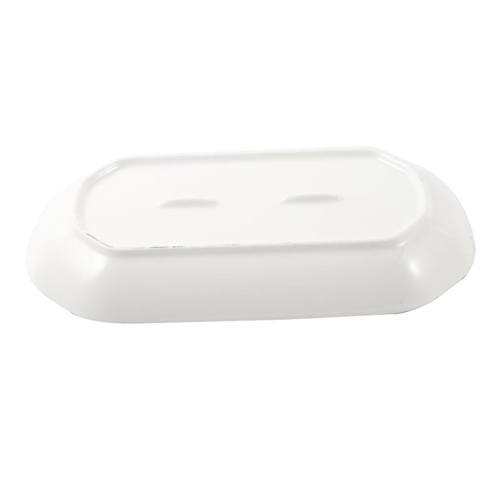 Abstract Print Ceramic Tableware Oval Serving Dish Plate 27 cm
