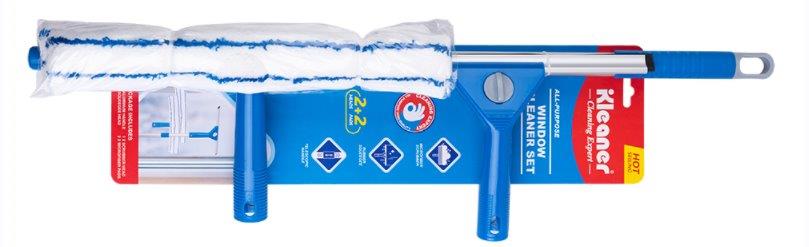 Kleaner Adjustable Rod Microfibre Window Cleaner