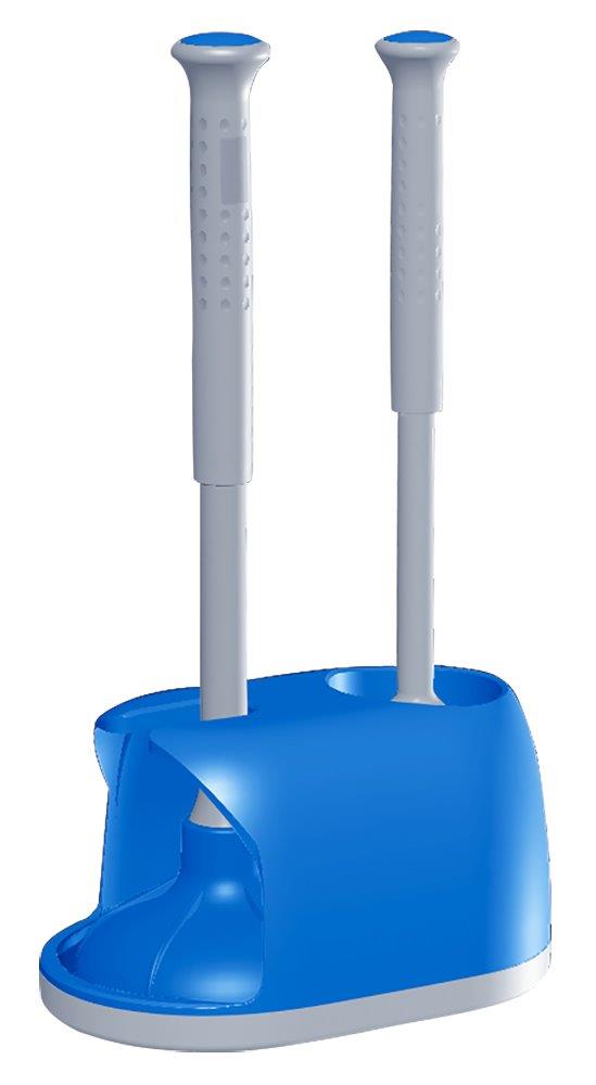 KD2309 Kleaner Toilet Brush and Plunger Set 44 cm