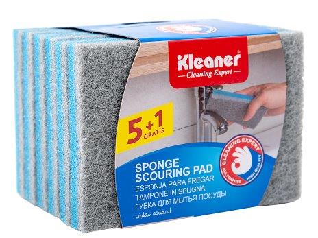Kleaner Cleaning Scourer Pad Pack of 6 12.5*9*9 cm