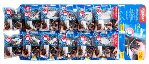 Kleaner Wire Ball Dishwasher Brush Pack of 12 Pcs 23*12 cm