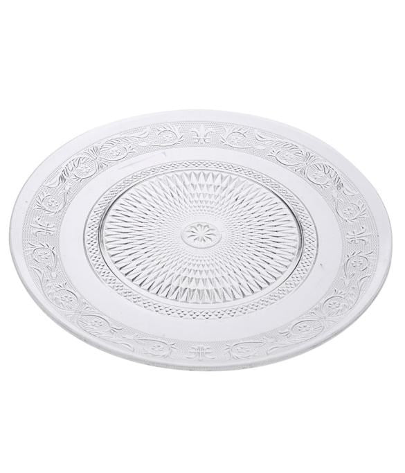 dollar store-Dinnerware Glass Plate 9 inch-Classic Homeware & Gifts