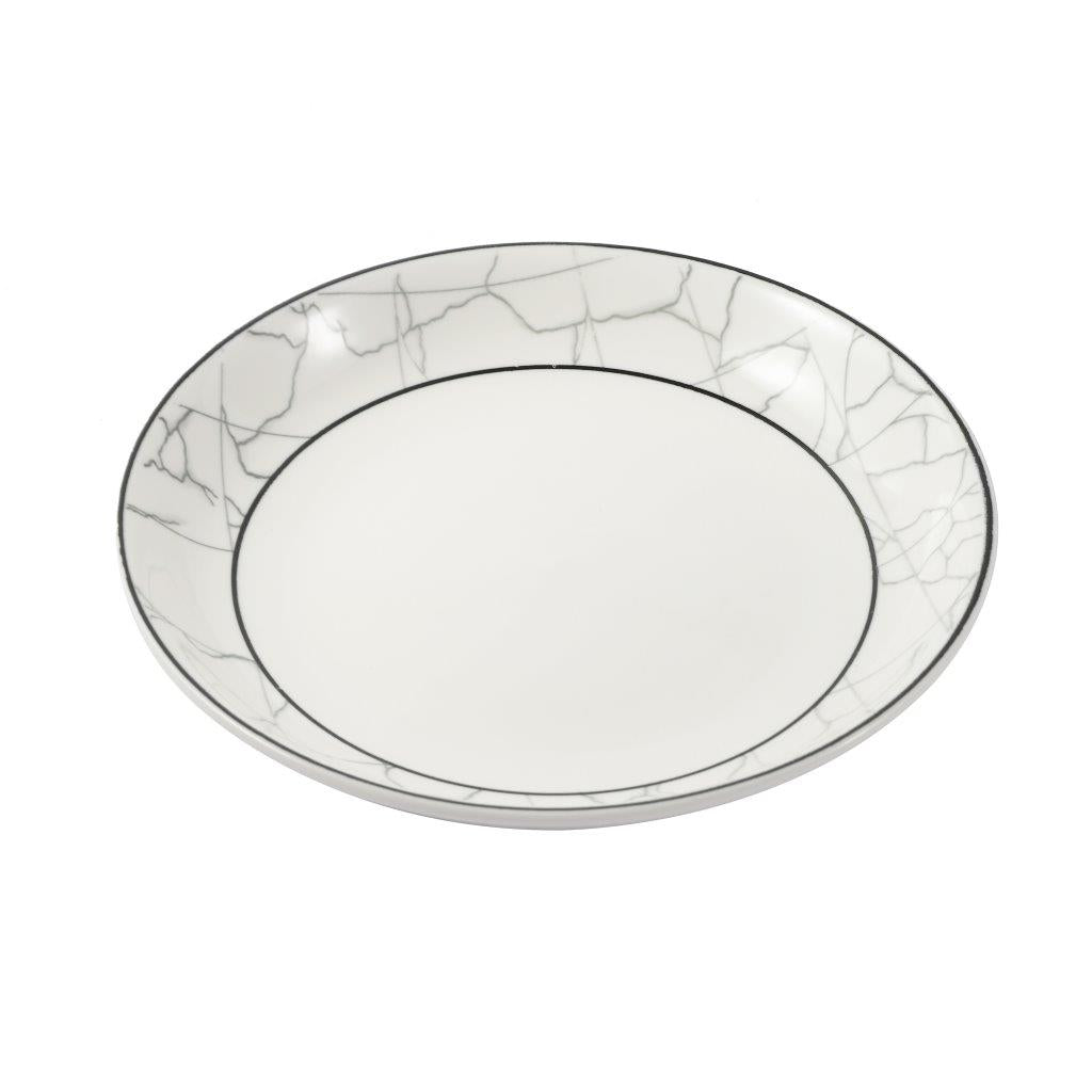 Abstract Print Ceramic Tableware Round Serving Dish Plate 8 cm
