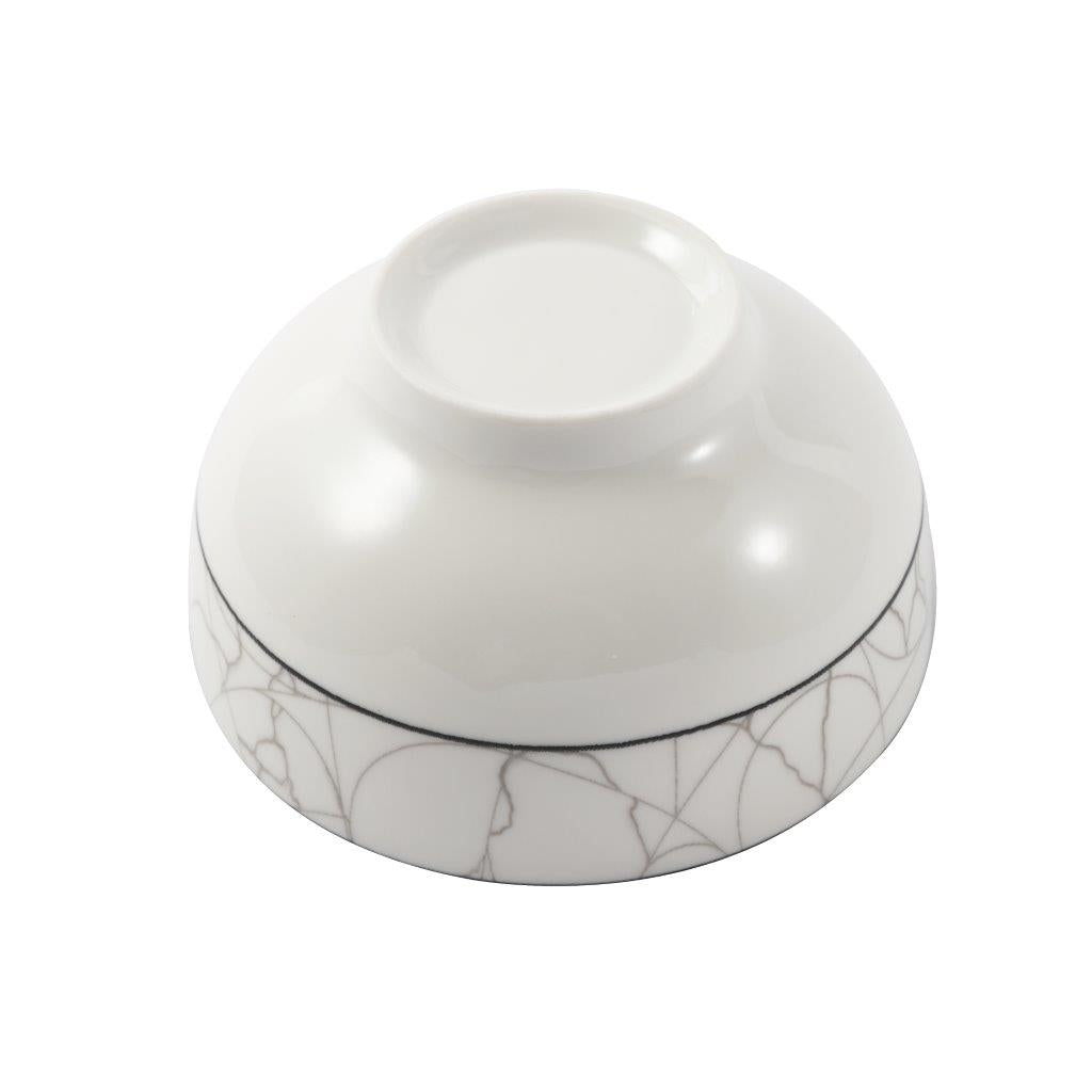 Abstract Print Ceramic Tableware Round Serving Dish Bowl 5 cm
