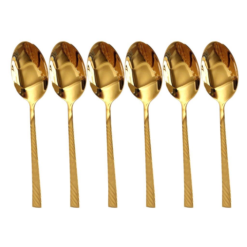 Stainless Steel Table Spoon Set of 6 Pcs ** 20 cm