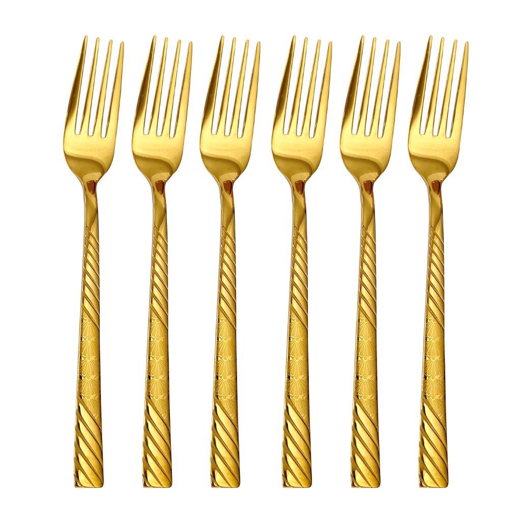 Stainless Steel Fork Set of 6 Pcs ** 16 cm