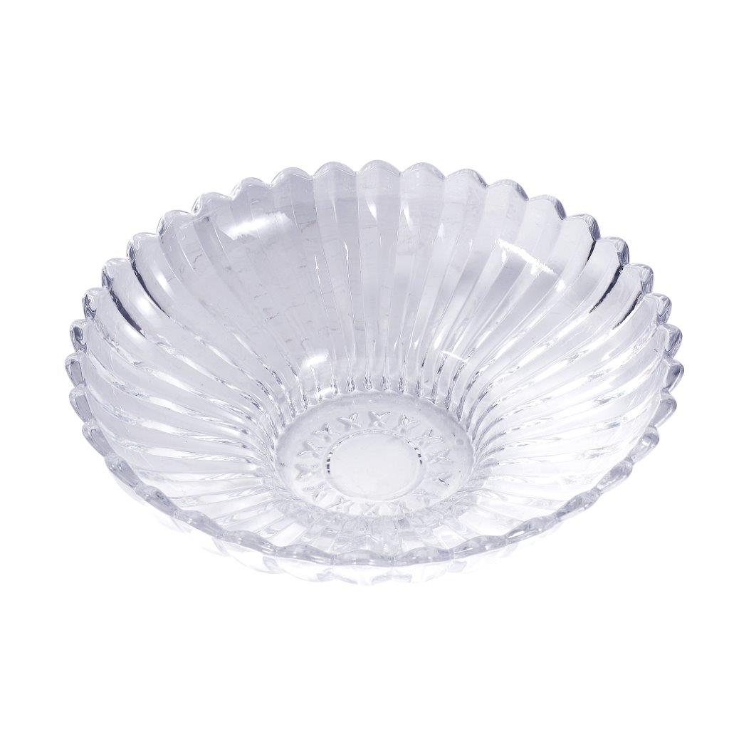 Crystal Cut Glass Fruit and Salad Pasta Serving Bowl 31.5*11 cm