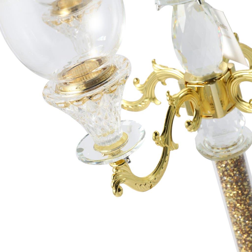 Home Decor Crystal Decor Table Top Candleholder 4 Arms 53*32 cm
