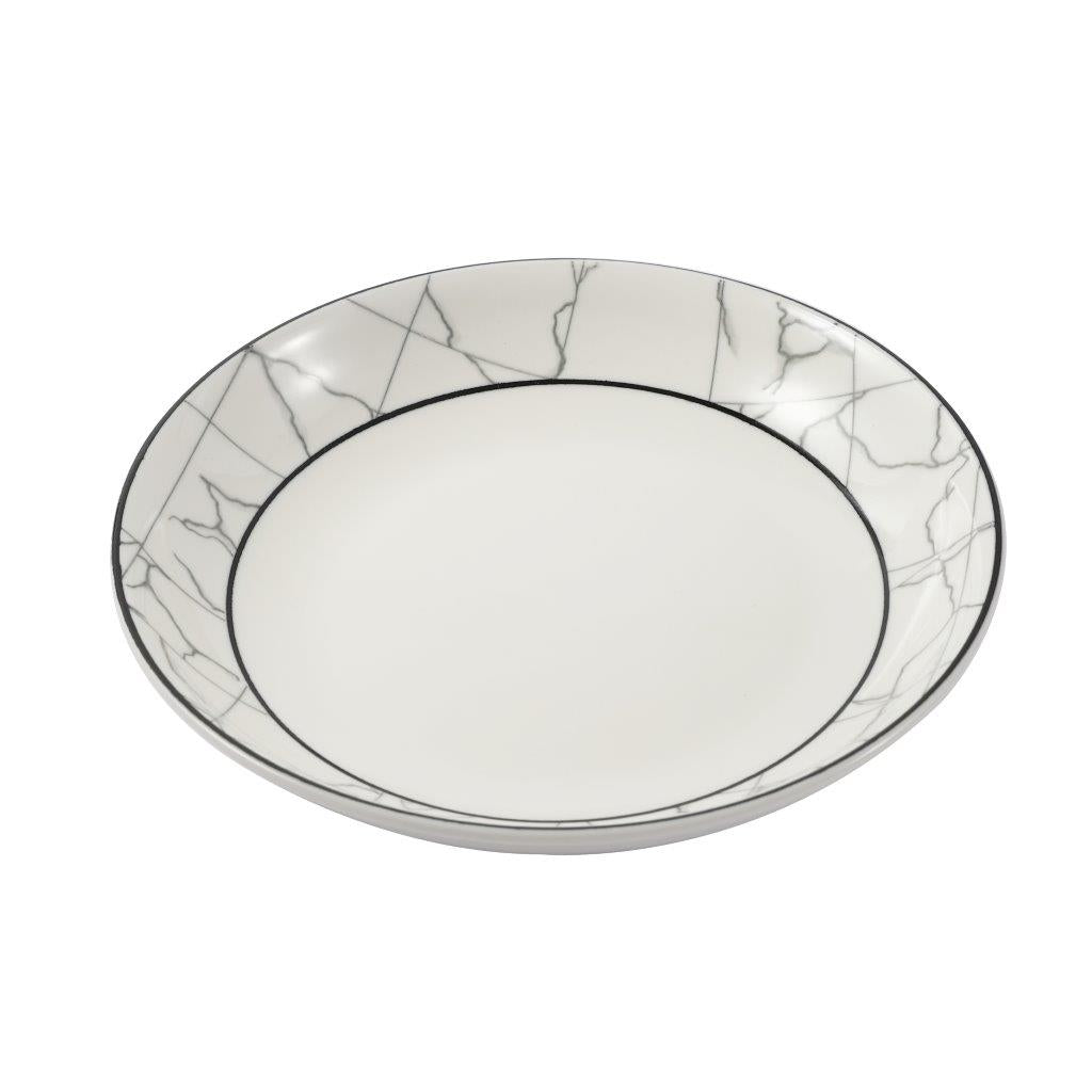 Abstract Print Ceramic Tableware Round Serving Dish Plate 7 cm