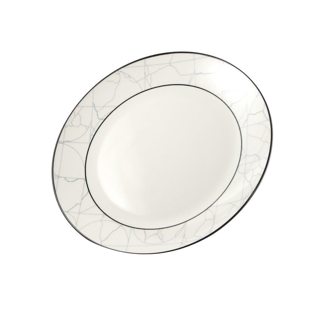 Abstract Print Ceramic Tableware Round Serving Dinner Plate 9 cm