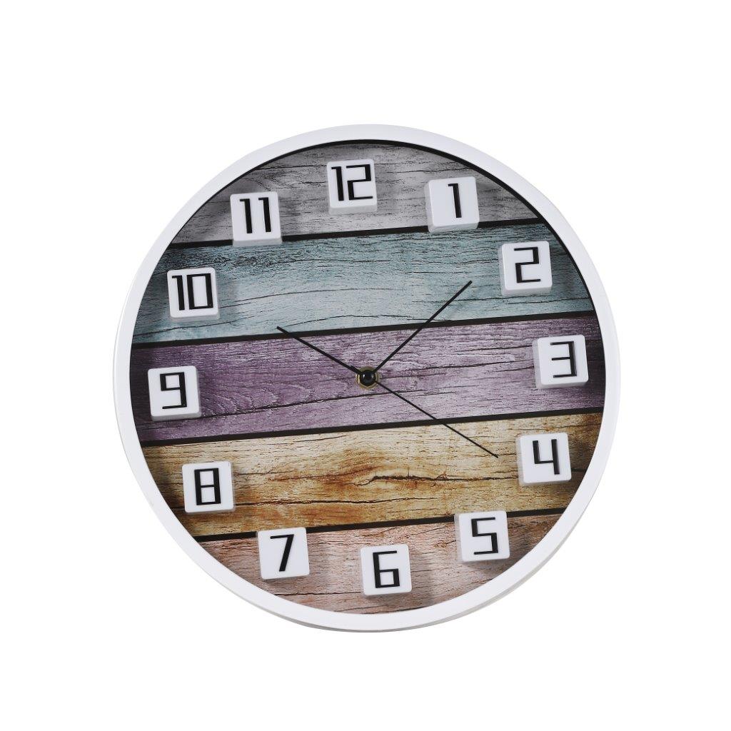 Home Decor Analog Round Modern Wall Clock 30 cm