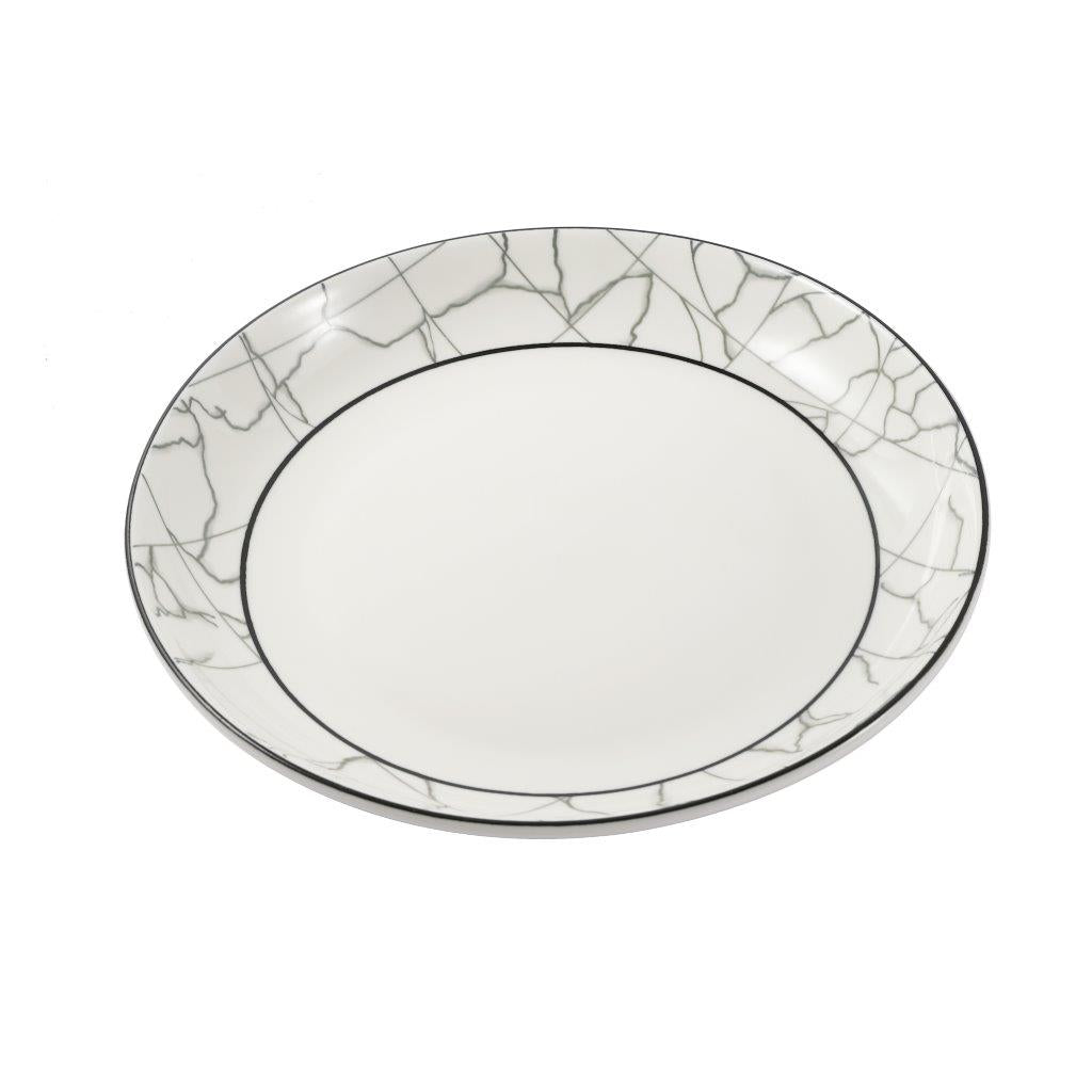 Abstract Print Ceramic Tableware Round Serving Dish Plate 9 cm