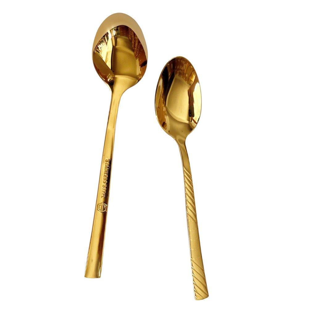 Stainless Steel Tea Spoon Set of 6 Pcs ** inspect 16 cm