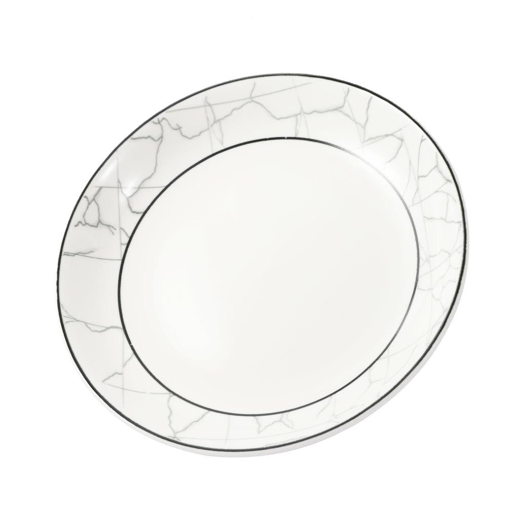 Abstract Print Ceramic Tableware Round Serving Dish Plate 8 cm