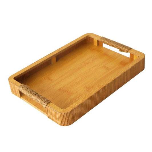 Abstract Deco Food Tray MDF Rectangle Serving Tray Set of 2 Pcs