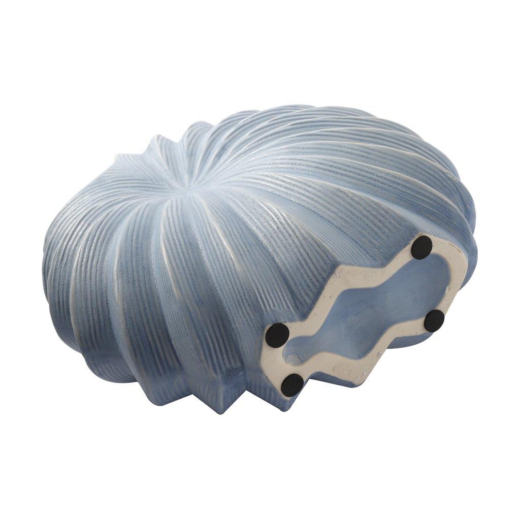 Home Decor Modern Abstract Craft Blue Tabletop Ceramic Vase 21.6*11*19.3 cm