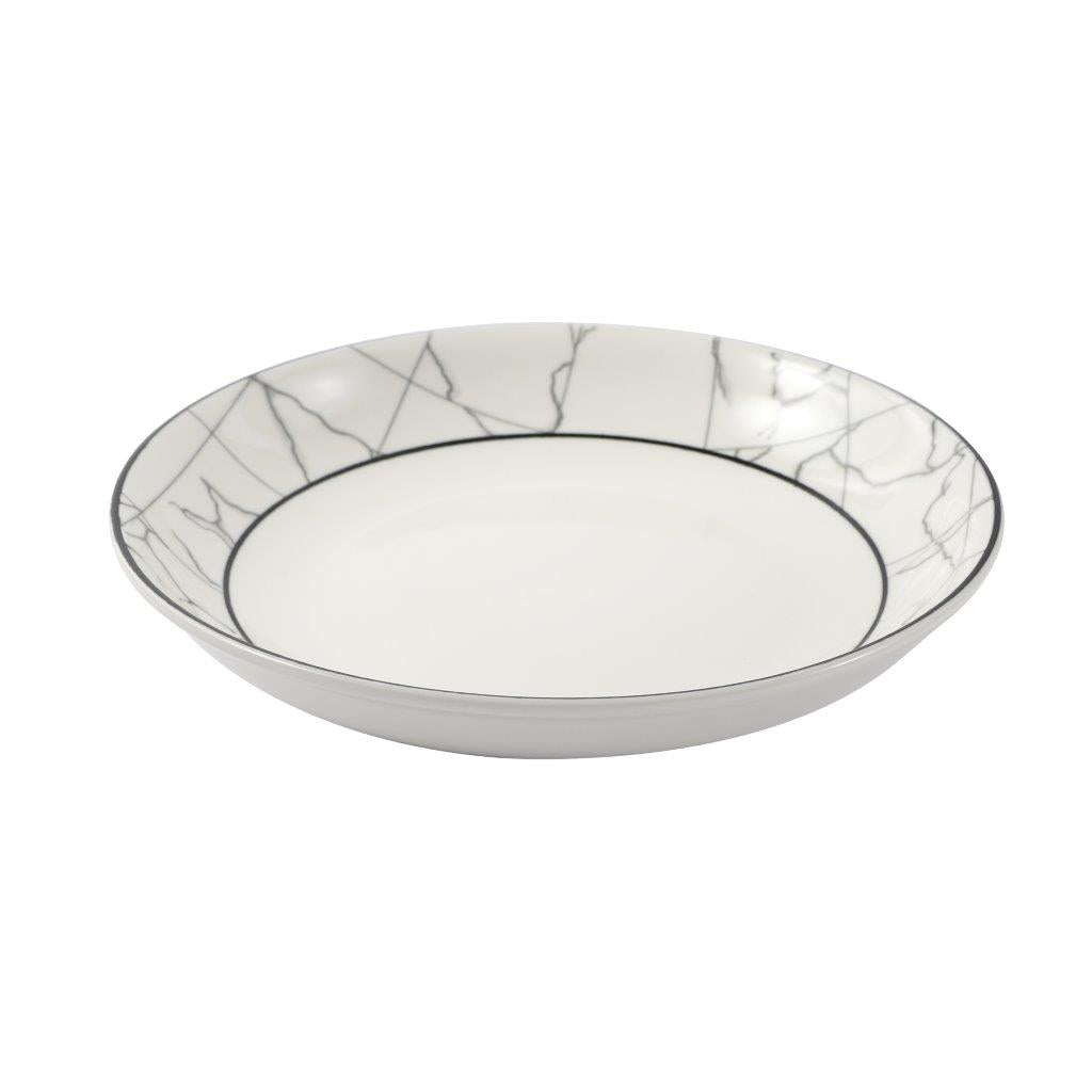 Abstract Print Ceramic Tableware Round Serving Dish Plate 7 cm