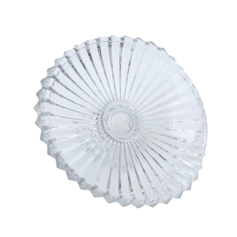 Crystal Glass Round Footed Cake Stand