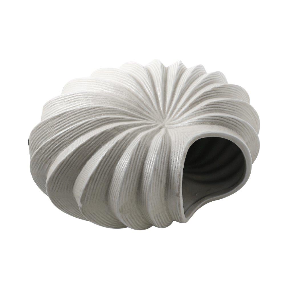 Home Decor Modern Abstract Craft White Tabletop Ceramic Vase 21.6*11*19.3 cm