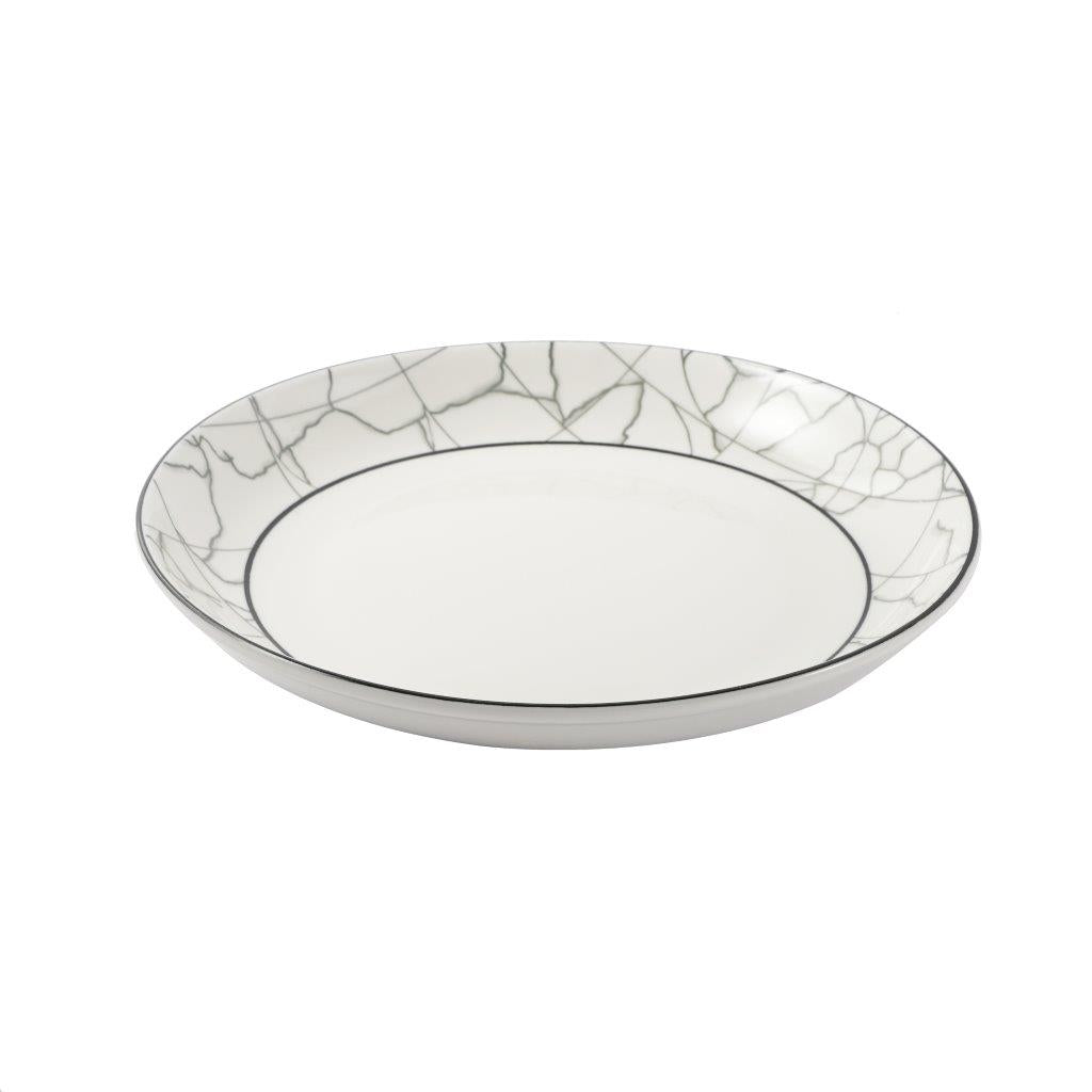 Abstract Print Ceramic Tableware Round Serving Dish Plate 9 cm