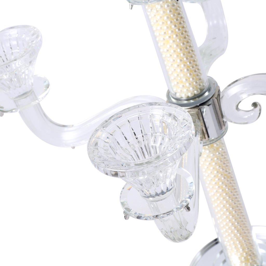 Home Decor Crystal Decor Table Top Candleholder 3 Arms 36 cm