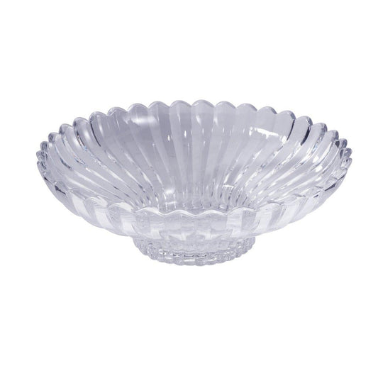 Crystal Cut Glass Fruit and Salad Pasta Serving Bowl 31.5*11 cm